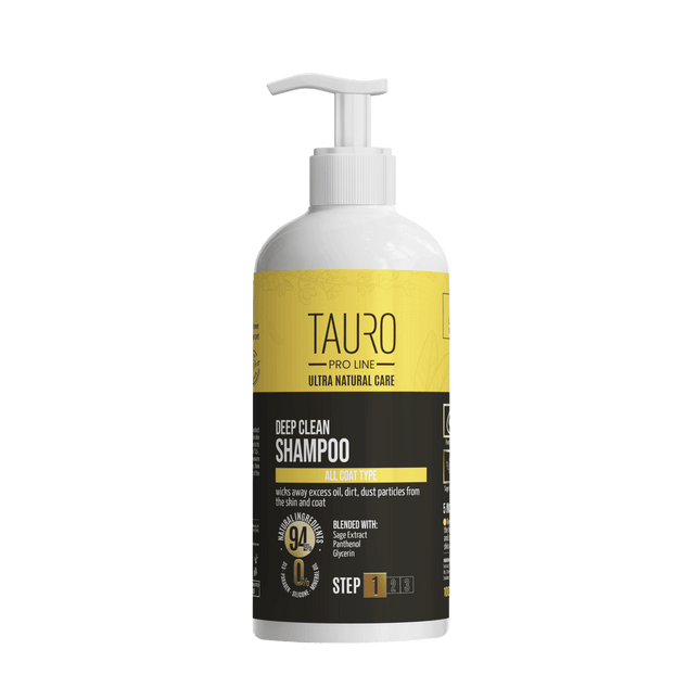 TAURO PRO LINE – Ultra Natural Care | Deep Clean Shampoo – Tiefenreinigung für Haut & Fell von Hunden & Katzen