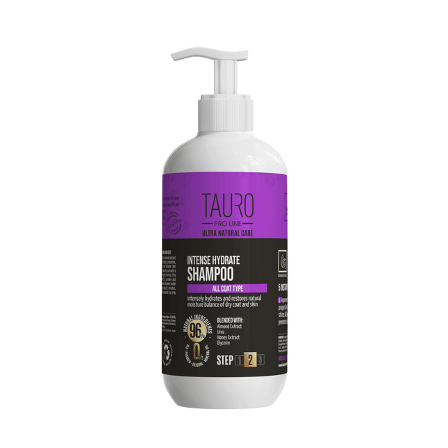 TAURO PRO LINE – Ultra Natural Care | Intense Hydrate Shampoo – Feuchtigkeitspflege für Haut & Fell von Hunden & Katzen