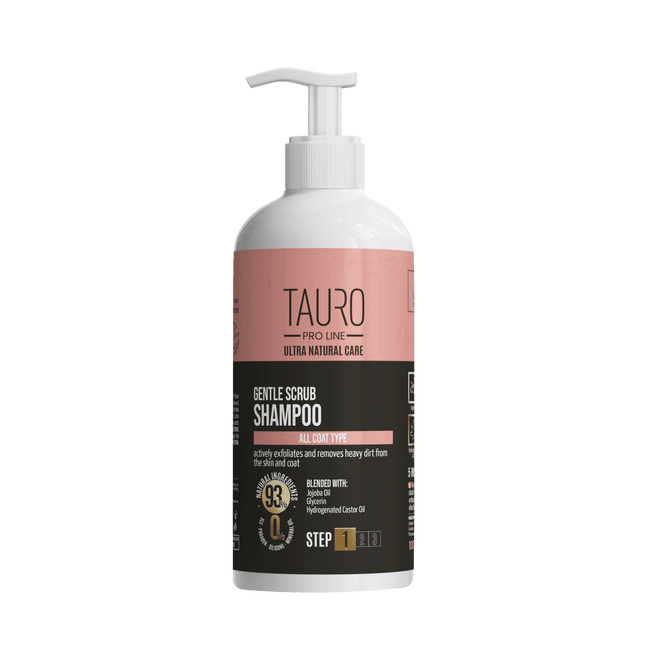 TAURO PRO LINE – Ultra Natural Care | Gentle Scrub Shampoo – für Haut & Fell von Hunden & Katzen