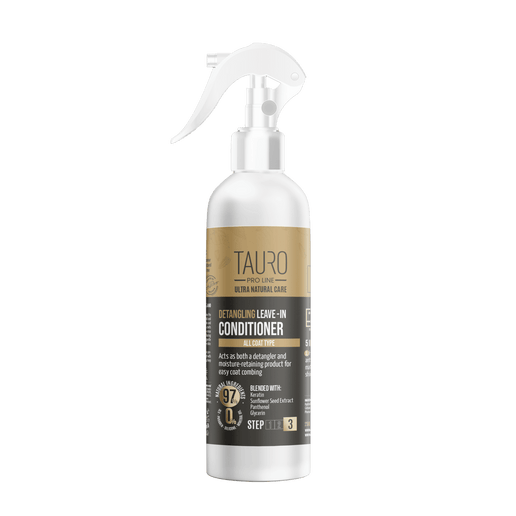 TAURO PRO LINE – Ultra Natural Care | Detangling Leave-in-Conditioner – gegen Verfilzungen, für Hunde & Katzen – 250 ml