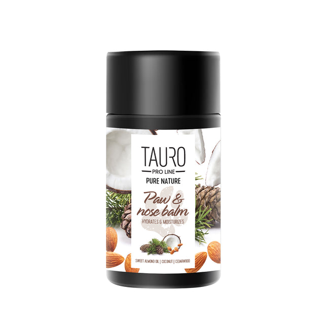 TAURO PRO LINE – Pure Nature | Hydrates & Moisturizes, Nose & Paw Balm – feuchtigkeitsspendend für Pfoten & Nase von Hunden & Katzen - 75 ml