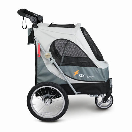 Petstro Stroller Safari - Hundebuggy bis 30kg - Grau