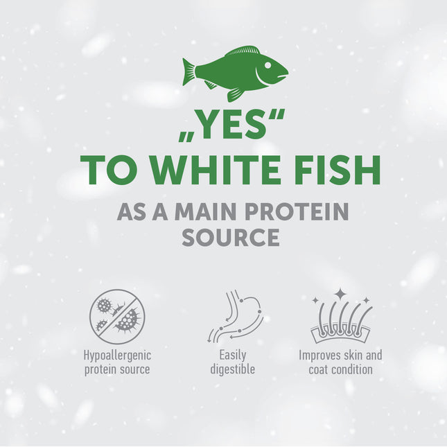 Nature's Protection, Superior Care - Grain-Free Snack with White Fish - Adult Dogs, All Breeds, White Coat, for Hypoallergenic Dental Care - 150 g