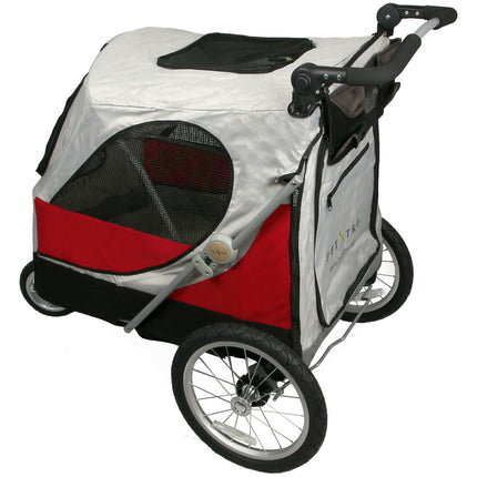 Petstro Stroller Skyline - Hundebuggy bis 45kg - Rot