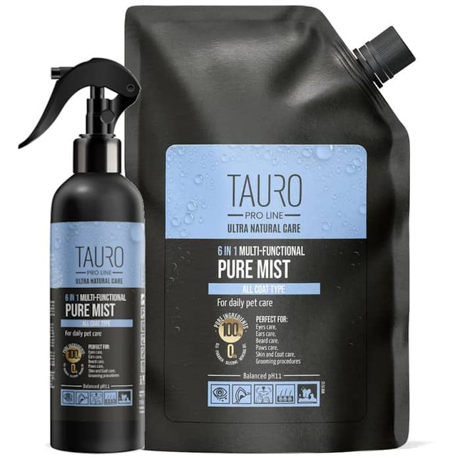 TAURO PRO LINE – Ultra Natural Care | 6in1 Multifunktions-Pflegespray – tägliche pflege von Hunden & Katzen