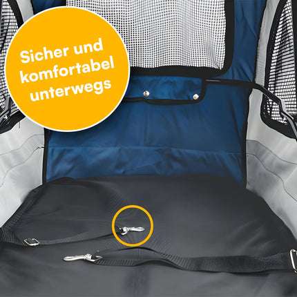 Petstro Stroller Skyline - Hundebuggy bis 45kg - Blau