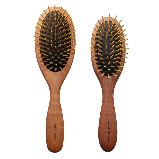 TAURO PRO LINE – Prestige | Bürste aus Birnbaumholz – 16 mm Holzstifte, antistatisch