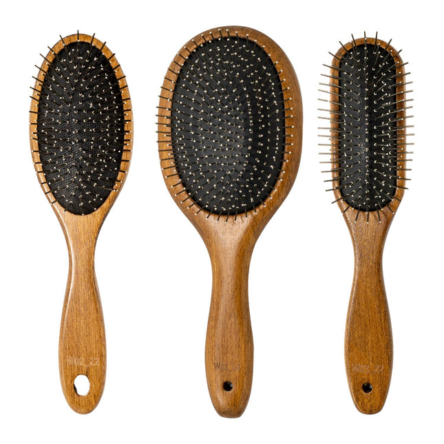 TAURO PRO LINE – Prestige | Massagebürste aus Holz – antistatisch & ergonomisch