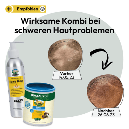 HOKAMIX | Peau et brillance - Pour une peau saine et un pelage brillant