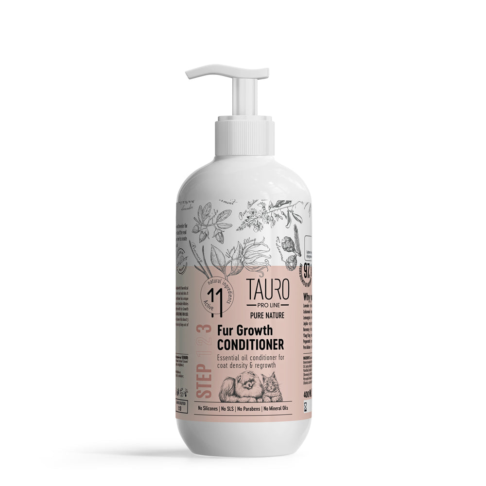 Tauro Pro Line, Pure Nature, Fur Growth Conditioner – fördert Fellwachstum bei Hunden & Katzen
