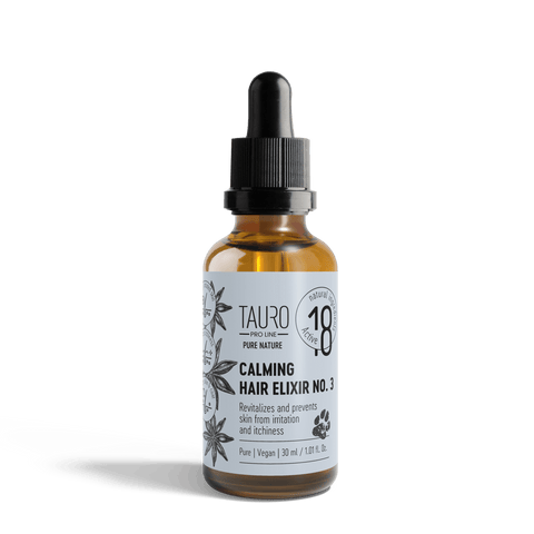 TAURO PRO LINE Pure Nature Calming Elixir No. 3, for calming dogs and cats coat and skin - 30ml