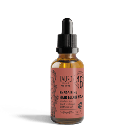 TAURO PRO LINE Pure Nature Energizing Elixir No. 4, to stimulate coat growth for dogs and cats - 30ml