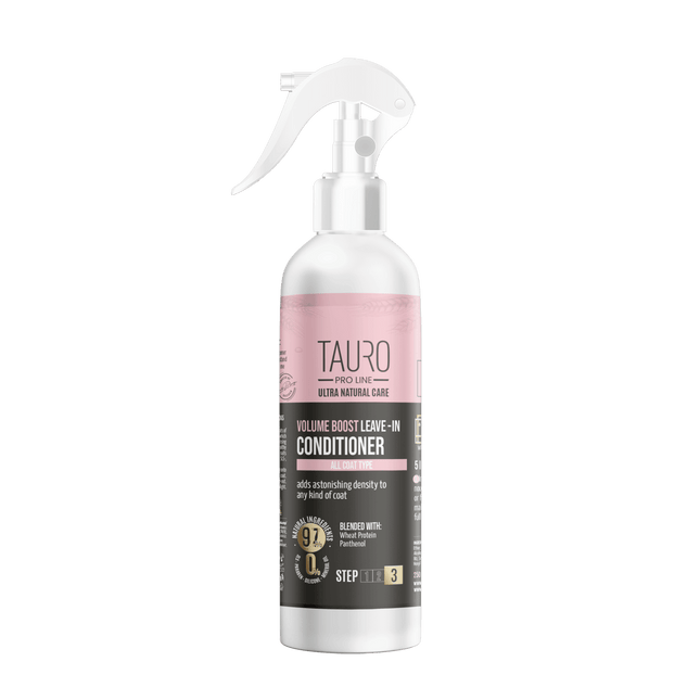 TAURO PRO LINE Ultra Natural Care Volume Boost Leave - In Conditionier, spray volume boost leave-in conditioner for dogs and cats coat - 250ml