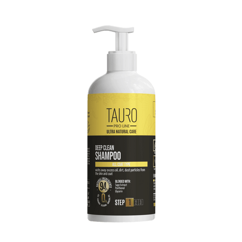 Tauro Pro Line, Ultra Natural Care, Deep Clean Shampoo - Dybderens til hundes hud og pels