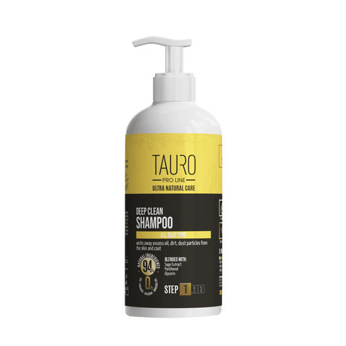 Tauro Pro Line, Ultra Natural Care, Deep Clean Shampoo - Tiefenreinigung für Haut & Fell von Hunden