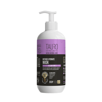 TAURO PRO LINE Ultra Natural Care Intense Hydrate Mask, intense hydrate mask for dogs and cats skin and coat