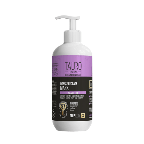 TAURO PRO LINE Ultra Natural Care Intense Hydrate Mask, intense hydrate mask for dogs and cats skin and coat