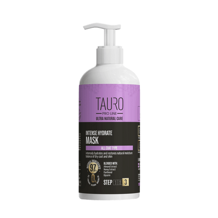 TAURO PRO LINE Ultra Natural Care Intense Hydrate Mask, intense hydrate mask for dogs and cats skin and coat