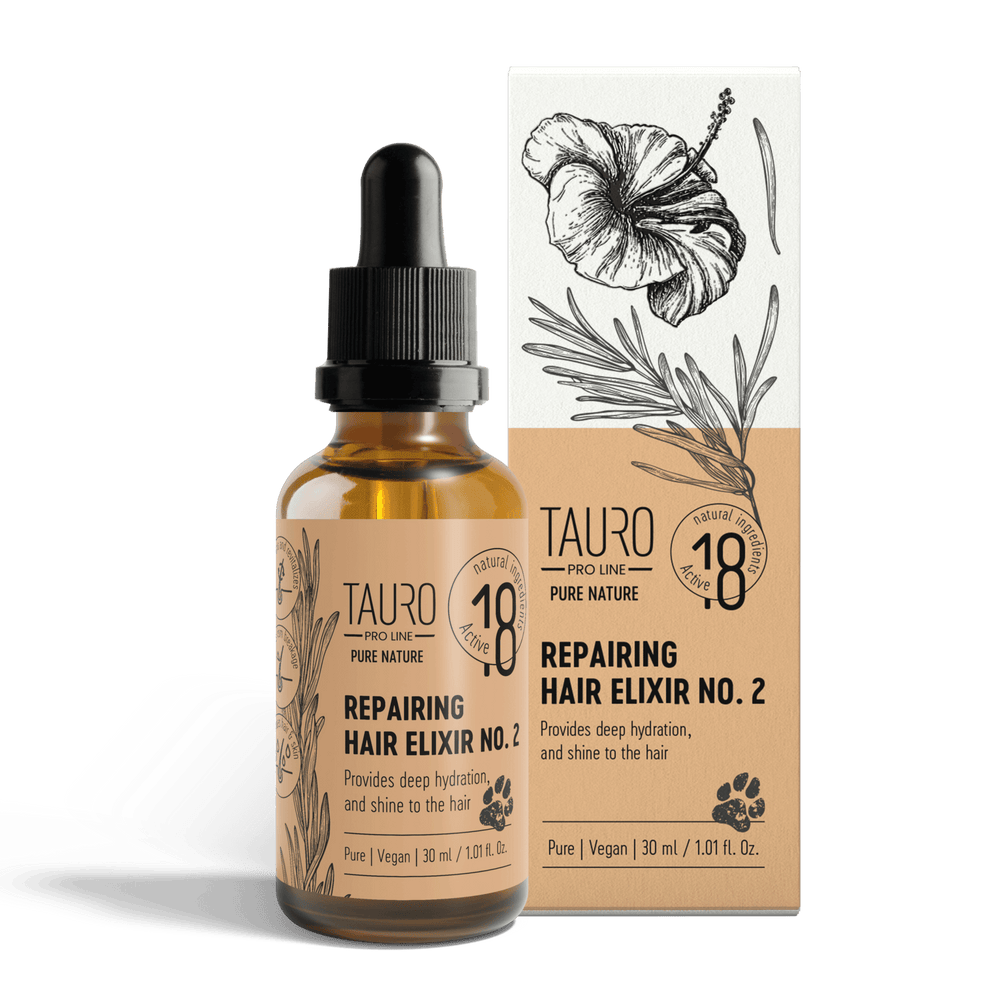 Tauro Pro Line, Pure Nature, Repairing Elixir No. 2 - regenerierende Fellpflege für Hunde & Katzen