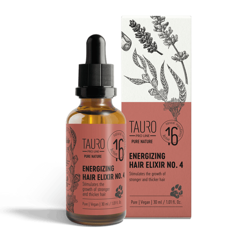 TAURO PRO LINE Pure Nature Energizing Elixir No. 4, to stimulate coat growth for dogs and cats - 30ml