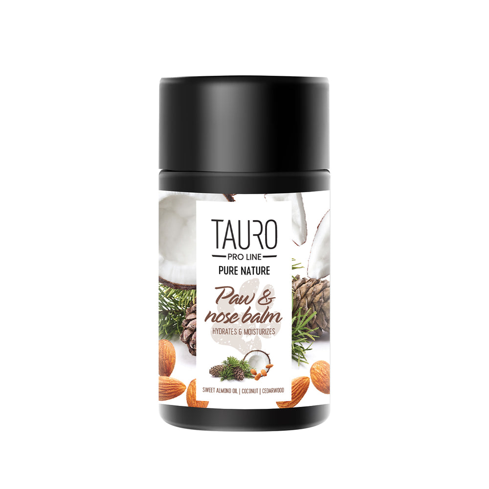 Tauro Pro Line, Pure Nature, Hydrates & Moisturizes, Nose & Paw Balm – feuchtigkeitsspendend für Pfoten & Nase von Hunden & Katzen