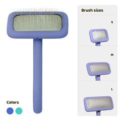 TAURO PRO LINE – Classic | Rechteckige Holzbürste – 11 mm Edelstahlzinken, antistatisch