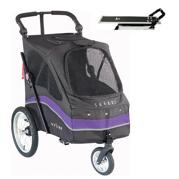 Petstro Stroller Safari - Hundebuggy bis 30kg - Lila