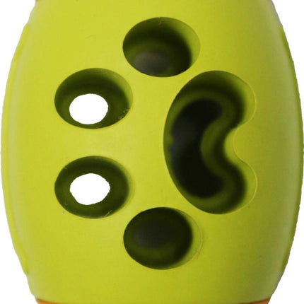 MISOKO | Hundespielzeug Rugbyball - Gummi, kaustark & zahnpflegend - 9,7 cm