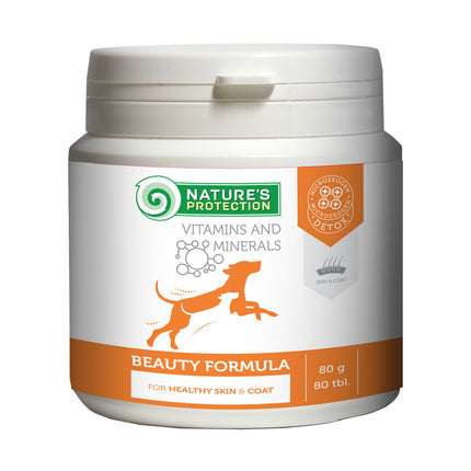 Nature's Protection Beauty Formula - Nahrungsergänzung für ausgewachsenen Hunde, für gesunde Haut & glänzendes Fell