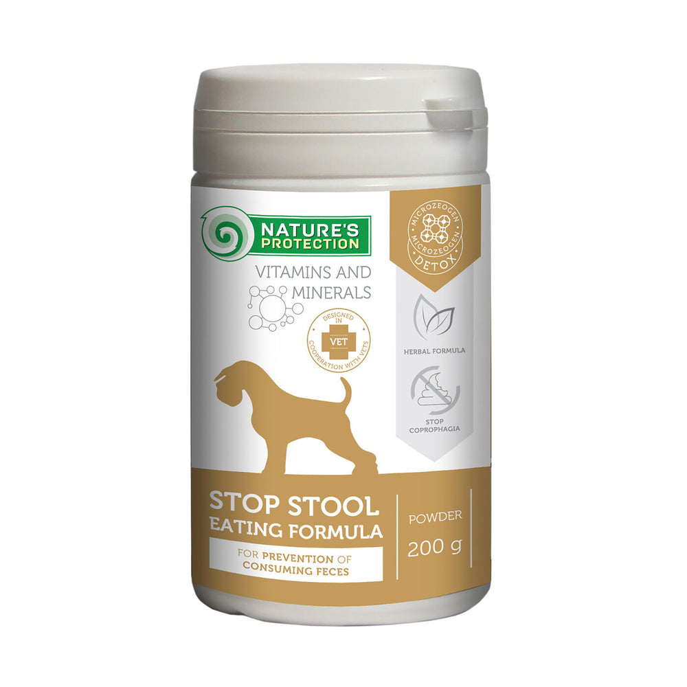Nature's Protection Stop Coprophagie - Complément alimentaire pour prévenir l'ingestion de selles - Chiens adultes