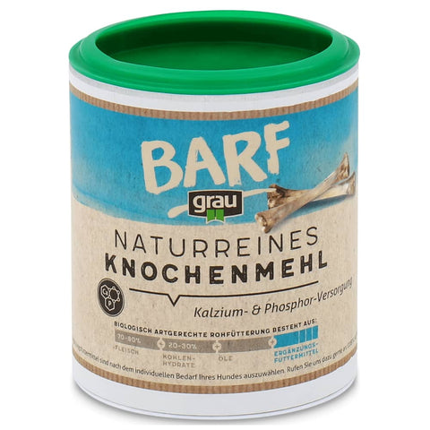 GRAU Naturreines Knochenmehl