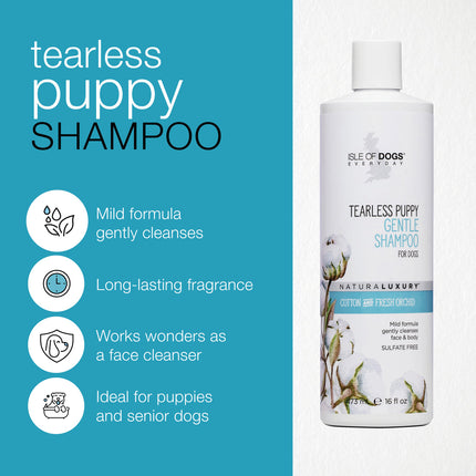 ISLE OF DOGS Natural Luxury Tearless Puppy Shampoo - 500ml