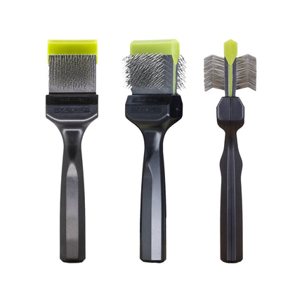 LES POOCHS Green Medium/Soft Pro Brush Single 4,5cm