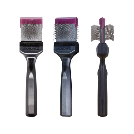 LES POOCHS Purple Firm Pro Brush Single 4,5cm