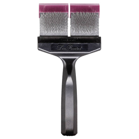 LES POOCHS Purple Firm Pro Brush Wide 9cm