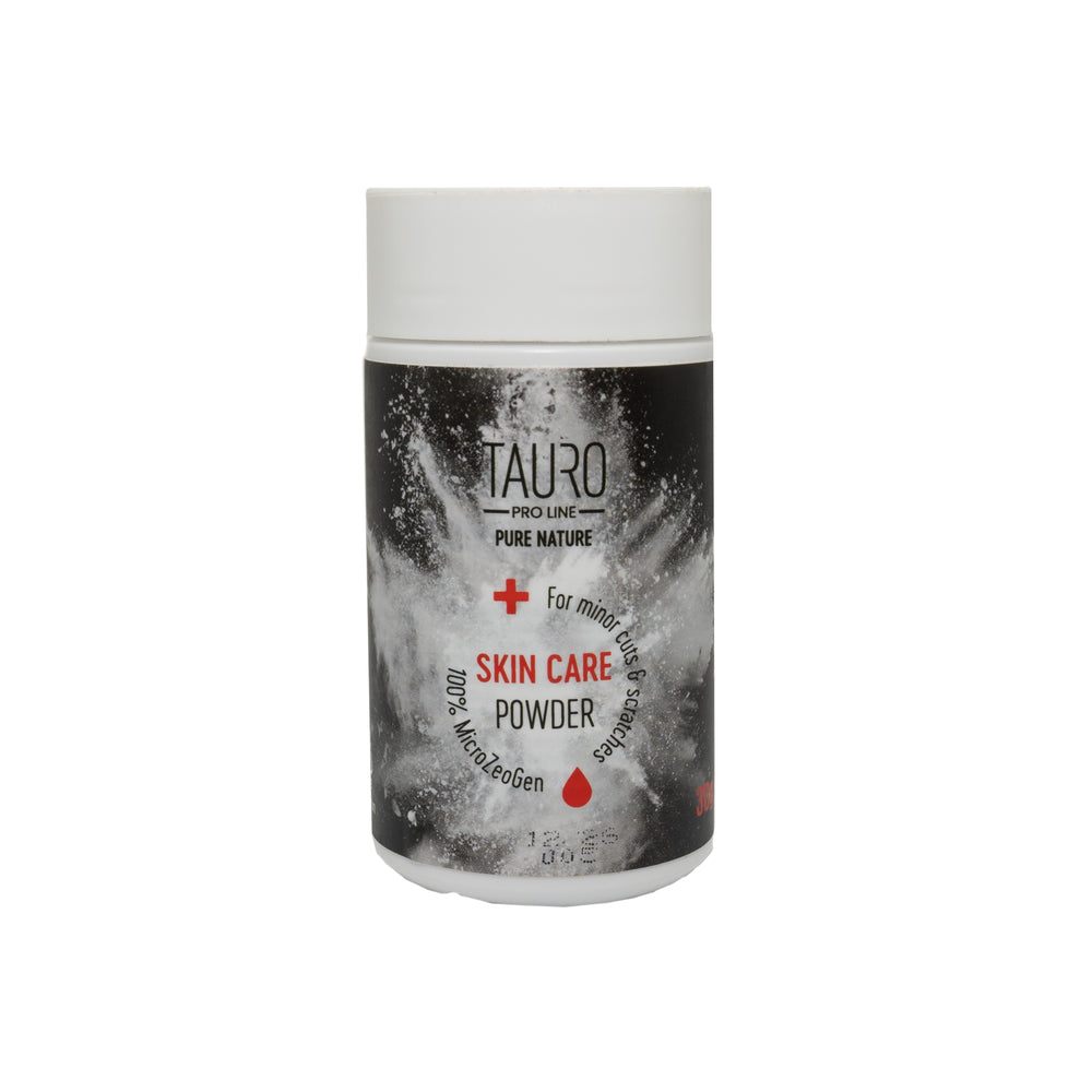 Tauro Pro Line, Pure Nature Skin Care Powder – bei kleinen Schnitten & Kratzern für Hunde & Katzen