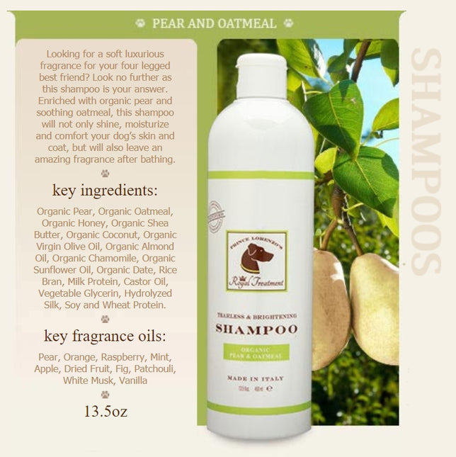 ROYAL TREATMENT Organic Pear and Oatmeal Shampoo - 400ml