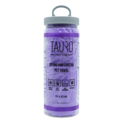 TAURO PRO LINE Drying and cooling pet towel, 64x43 cm