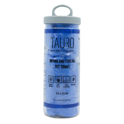 TAURO PRO LINE Drying and cooling pet towel, 64x43 cm