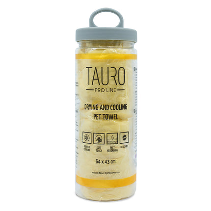 TAURO PRO LINE Drying and cooling pet towel, 64x43 cm