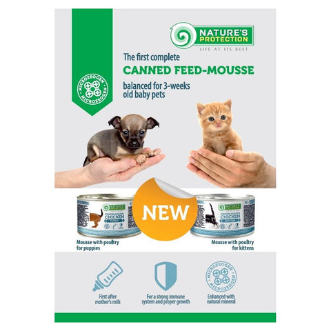 NATURES PROTECTION Katzenbaby Starter Mousse Chicken - 200g