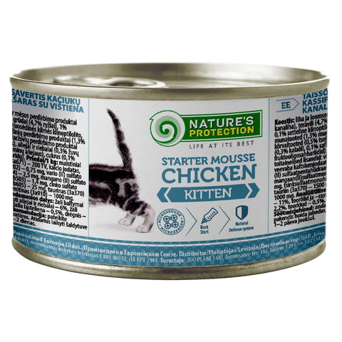 NATURES PROTECTION Katzenbaby Starter Mousse Chicken - 200g