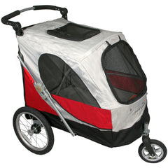 Petstro Stroller Skyline - Hundebuggy bis 45kg - Rot