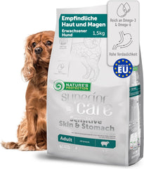 Nature's Protection, Superior Care - Getreidefreies Hundefutter mit Lamm – Erwachsene Hunde, alle Rassen, für empfindliche Haut & Magen