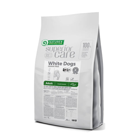 NATURES PROTECTION Superior Care White Dogs Insekt Getreidefrei Für Erwachsene Hunde Kleine Rassen