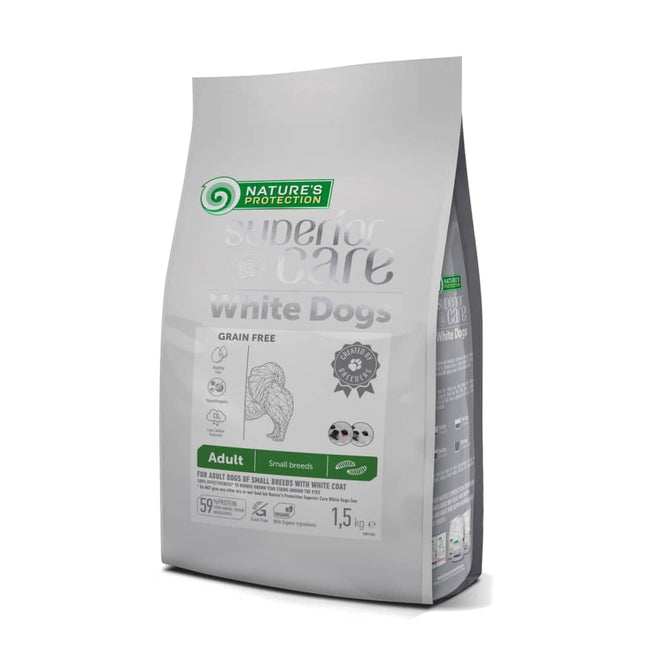 NATURES PROTECTION Superior Care White Dogs Insekt Getreidefrei Für Erwachsene Hunde Kleine Rassen