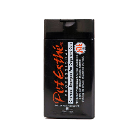 PET ESTHÉ Professional Charcoal Shampoo | exklusives Holzkohle Shampoo für Hunde und Katzen - 200ml