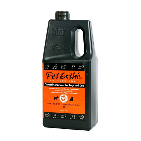 PET ESTHÉ Professional Charcoal Conditioner | exklusiver Holzkohle Conditioner für Hunde und Katzen - 3L