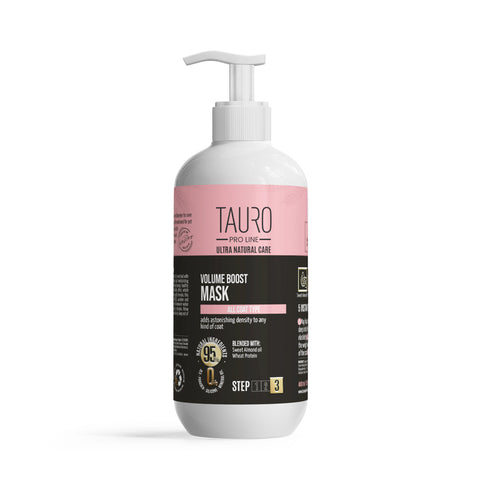 TAURO PRO LINE Ultra Natural Care Volume Boost Mask, volume boost mask for dogs and cats coat
