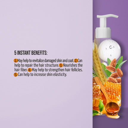 TAURO PRO LINE Ultra Natural Care Repair &amp; Nourish Shampoo, repair and nourish shampoo for dogs and cats skin and coat